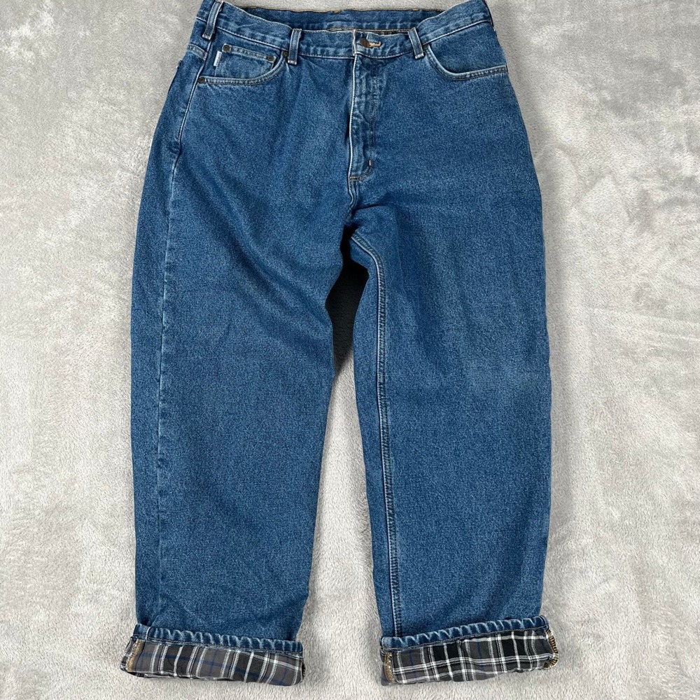 Carhartt Relaxed Fit Straight Leg Denim Jeans Mens Blue Size 36x30 B172 DST
